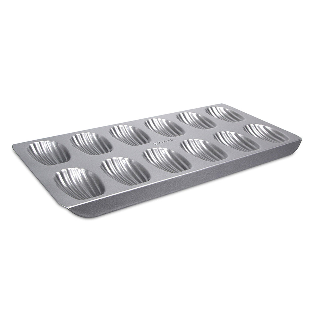 Städter We Love Baking Backform Bärentatzen Madeleines, Metall, Silber, 40 x 20 cm
