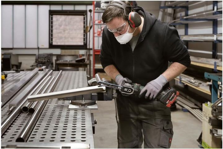 Metabo Akku-Bandfeile BF 18 LTX 90 (600321850) 18V ; Karton, Akkuspannung: 18 V, Bandgeschwindigkeit