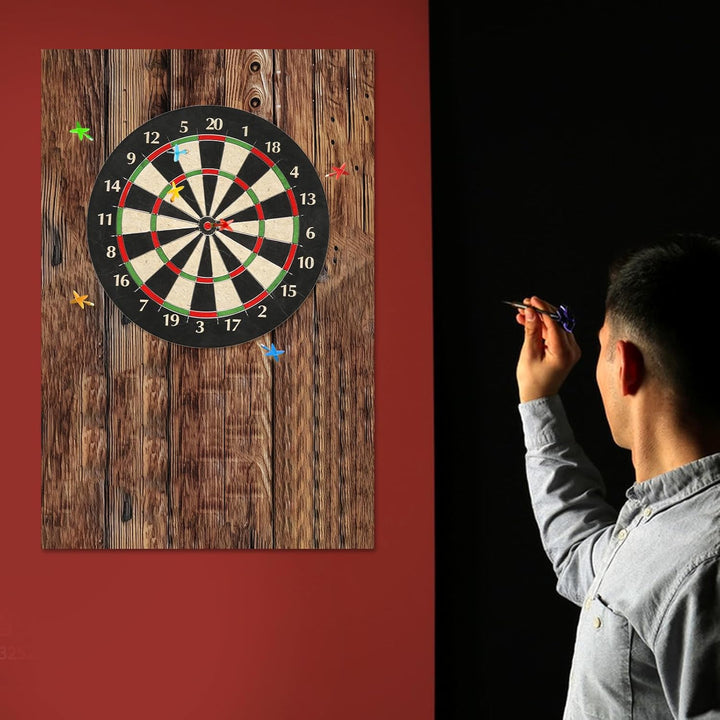 KEAGAN Holzmaserung Dartscheibe Wandschutz Dartscheibe Surround Wandschutz Filz Dartscheibe Wandschu