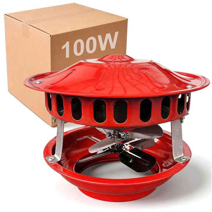 Mocoli 100W Rauchabzug Ventilator, Kaminventilator Abgas 12-21cm Kamin Ventilator Rauchabsaugung mit