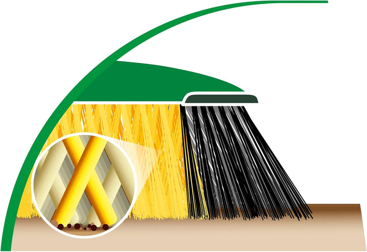 Spontex Eco Green Besen Indoor, für den Innenbereich aus 100% recycelten Materialien, mit Teleskopst