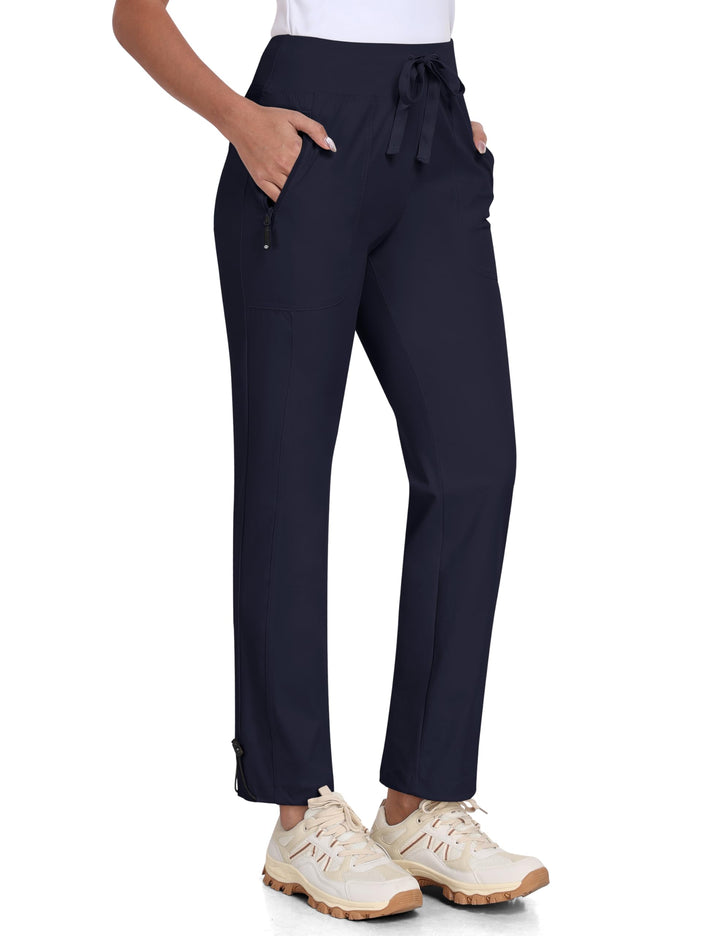 MoFiz Wanderhose Damen Leichte Cargohose Atmungsaktiv Trekkinghose Workout Wasserdicht Winddicht Cas