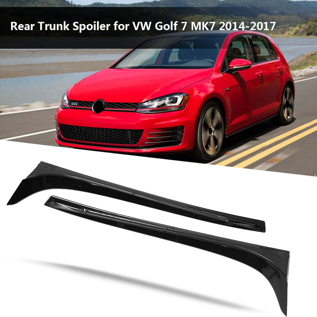 Yctze Auto Heckflügel Spoiler, Auto Heckspoiler Seite Heckflügel Aufkleber für golf 7 seitenspoiler,