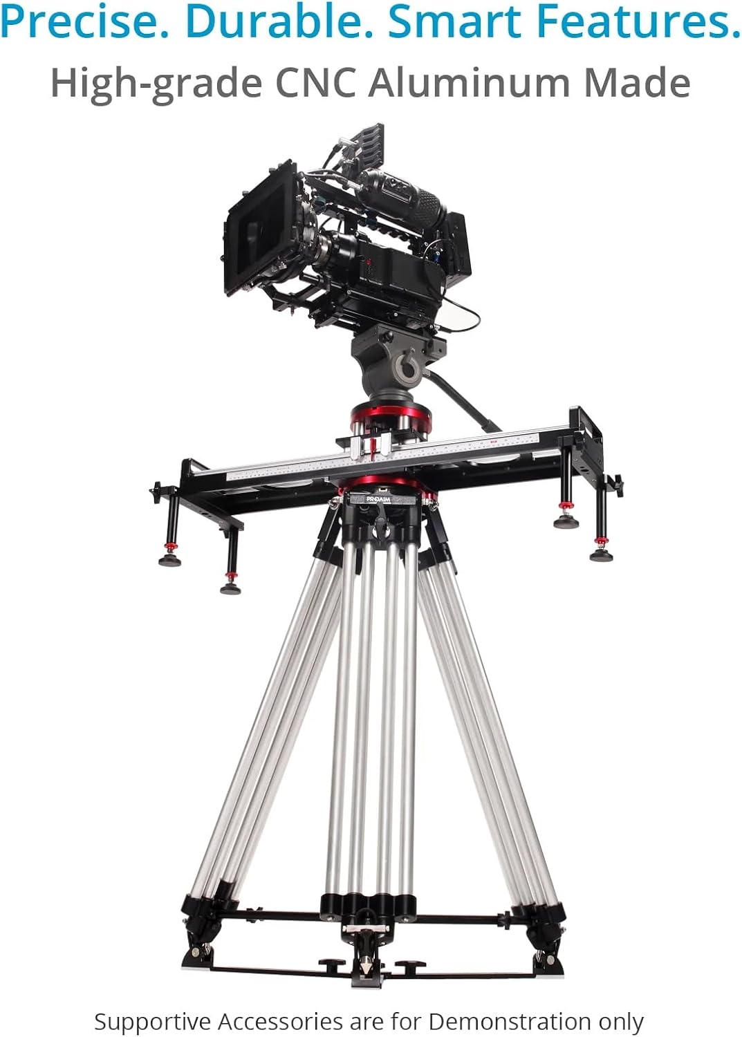 Proaim Mitchell Teleskop-Kamerastativ Stand mit Spreizer. Für Fluidköpfe, Slider &amp; Jib/Kräne. Nutzla