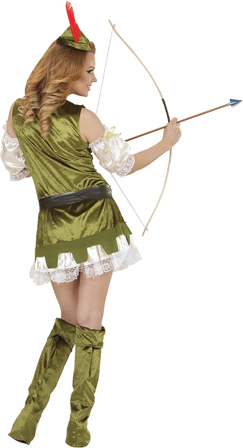 "ROBIN OF SHERWOOD" (dress, belt with purse, boot covers, hat) - (XL), XL