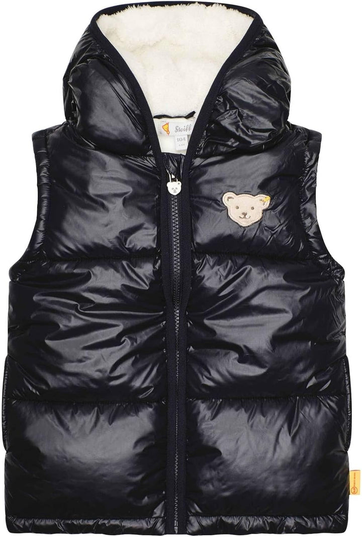 Steiff Mädchen Weste mit Kapuze Jacke 104 steiff navy, 104 steiff navy