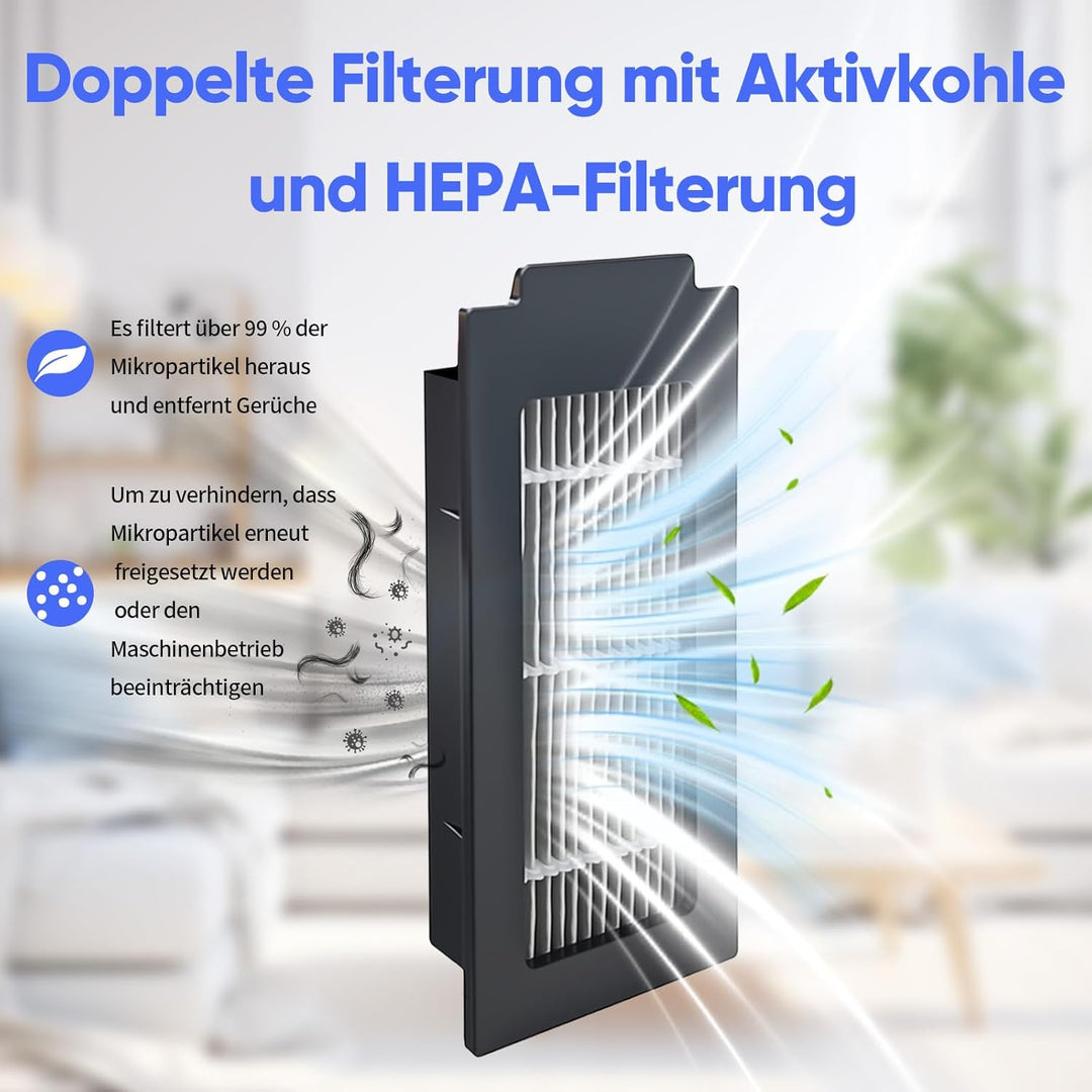 33 Stück Zubehörset für Deebot T50 PRO Omni/T50 Omni/T50 PRO Omni Gen2/T50 Omni Gen2, 2 Hauptbürste