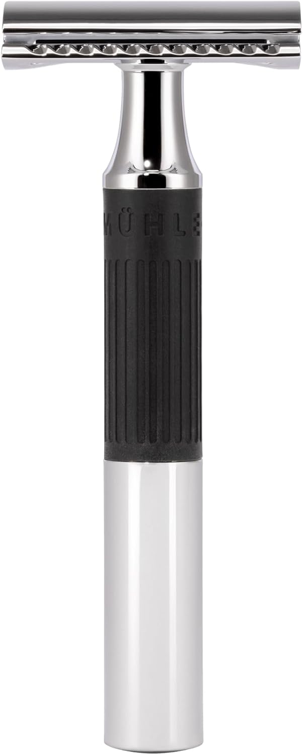 MÜHLE NEO Geschenkset - 15 tlg. unisex Rasier mit Rasierpinsel, Tuch, Klingenschutz, Seifenstick, 10