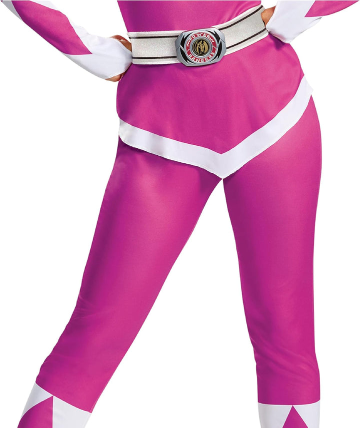 Disguise Pinkes Ranger-Kostüm für Damen Rosa L, Rosa L