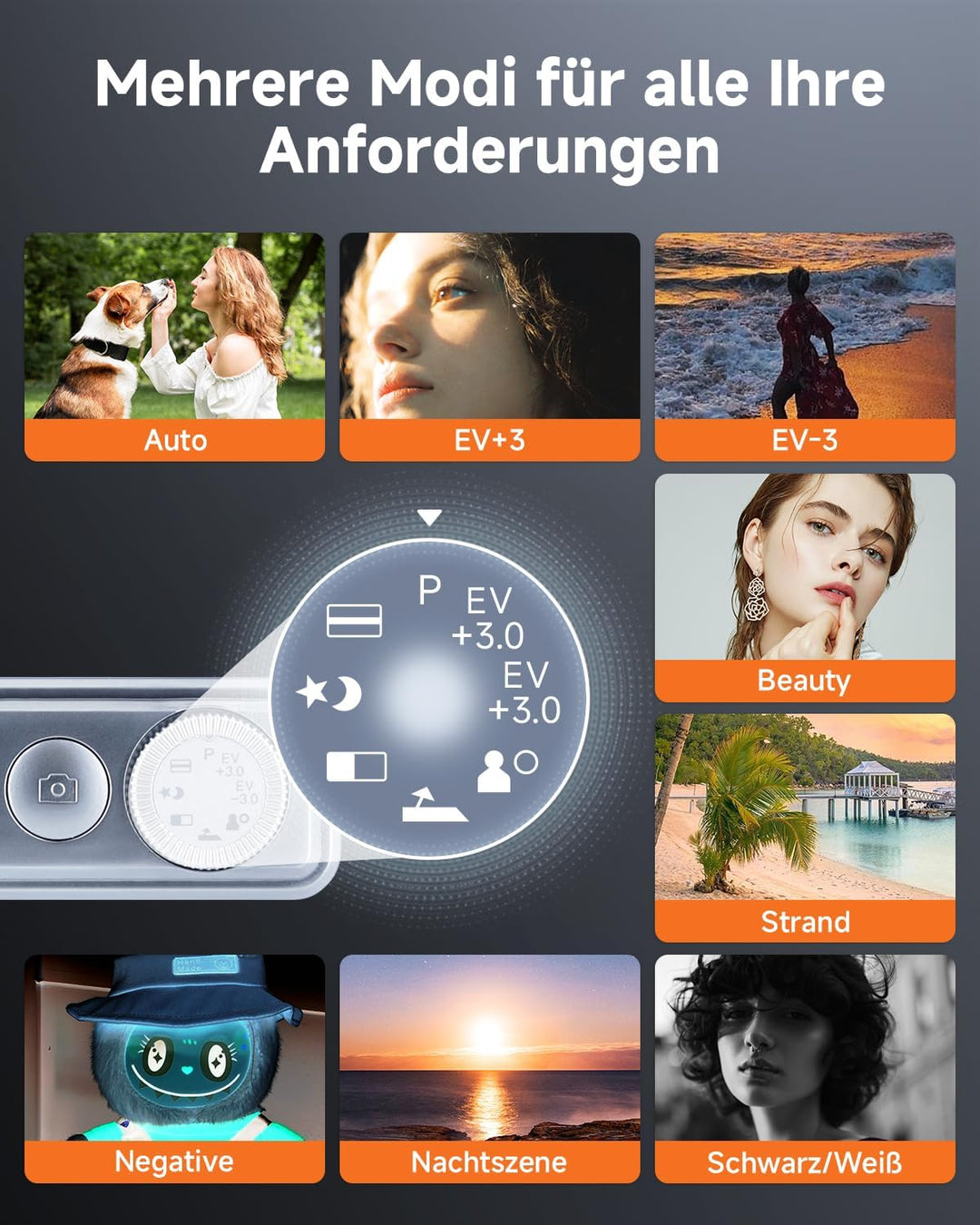 Rollei Compactline 10X - 20 MP - 10x optischer Zoom; Selfie Display; Erleben Sie Perfektion in jedem