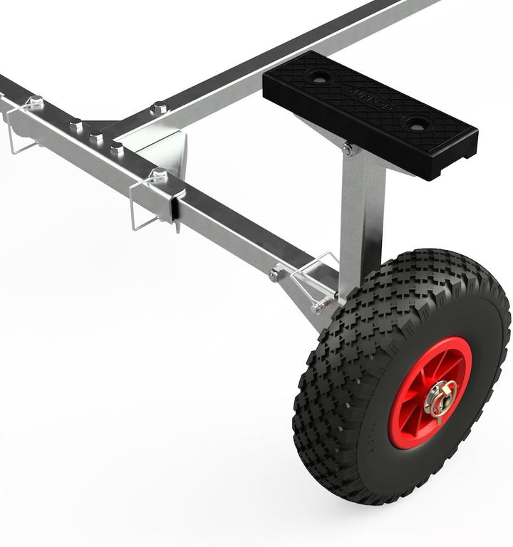SUPROD Slipwagen Bootswagen Handtrailer faltbar Schlauchbootwagen TR260, PU, Ø 260 mm TR260-B-LU (sc