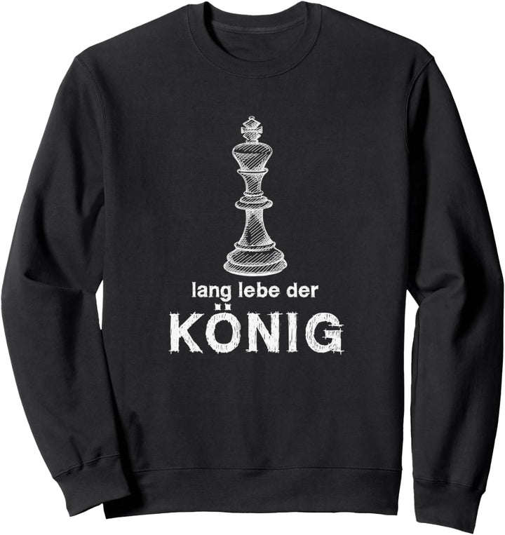 Schachspieler Schachfigur auf Schachbrett Schach Sweatshirt