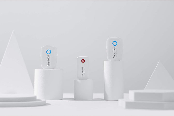 Saramonic Blink500 B2W drahtloses 2,4-GHz-2-Personen-Mikrofon-Clip-On-Mikrofonsystem mit Lavalier un