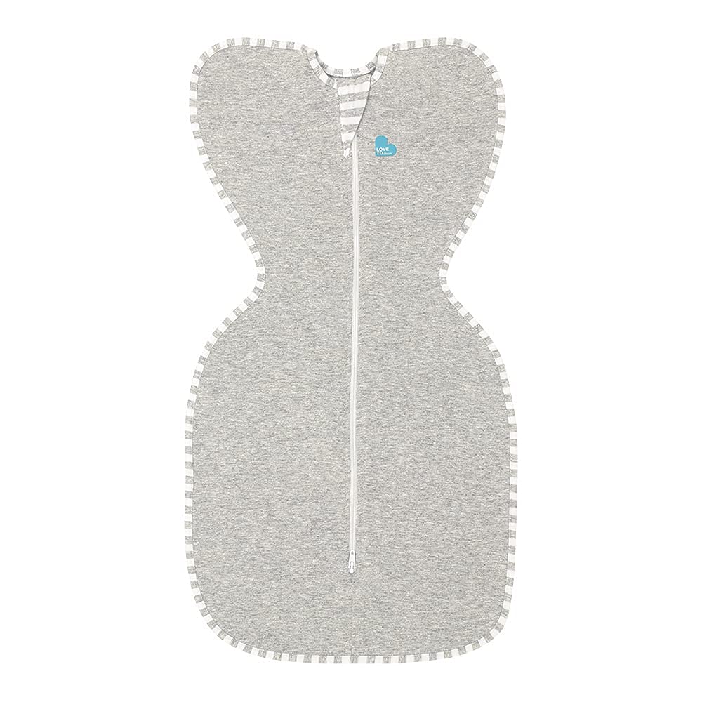 Love To Dream Swaddle UP Original Swaddling Blanket, 1.0 TOG, Newborn, 2.2 kg-3.8 kg, Grey Weiss New
