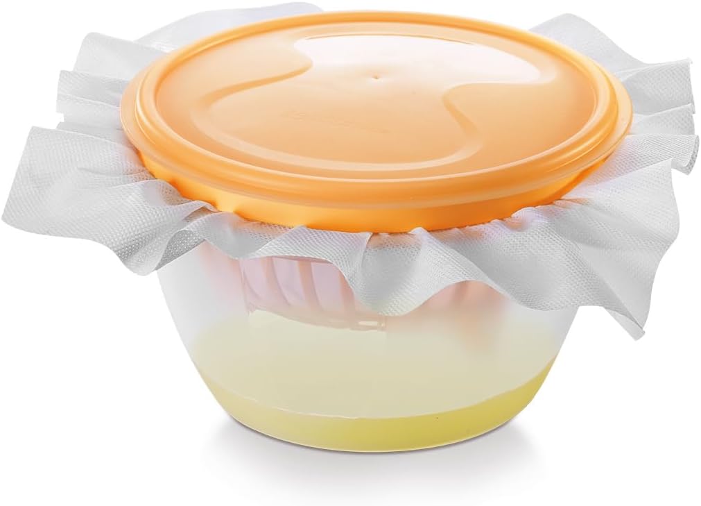 Tescoma Set für die Zubereitung von cremigem Käse Della CASA, Gelb Cremiger Käse, Cremiger Käse