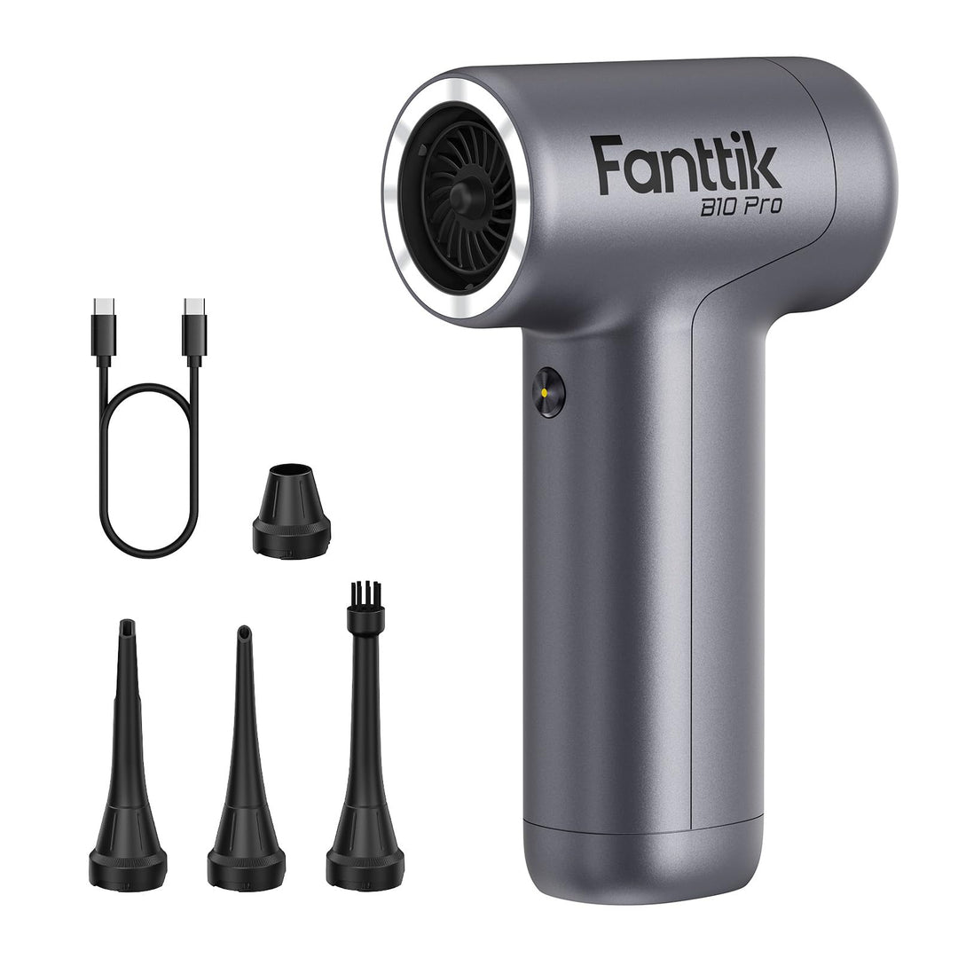 Fanttik B10 Pro Elektrische Staubgebläse, 110.000 U/min bürstenloser Motor, 3-Gang einstellbare Mini