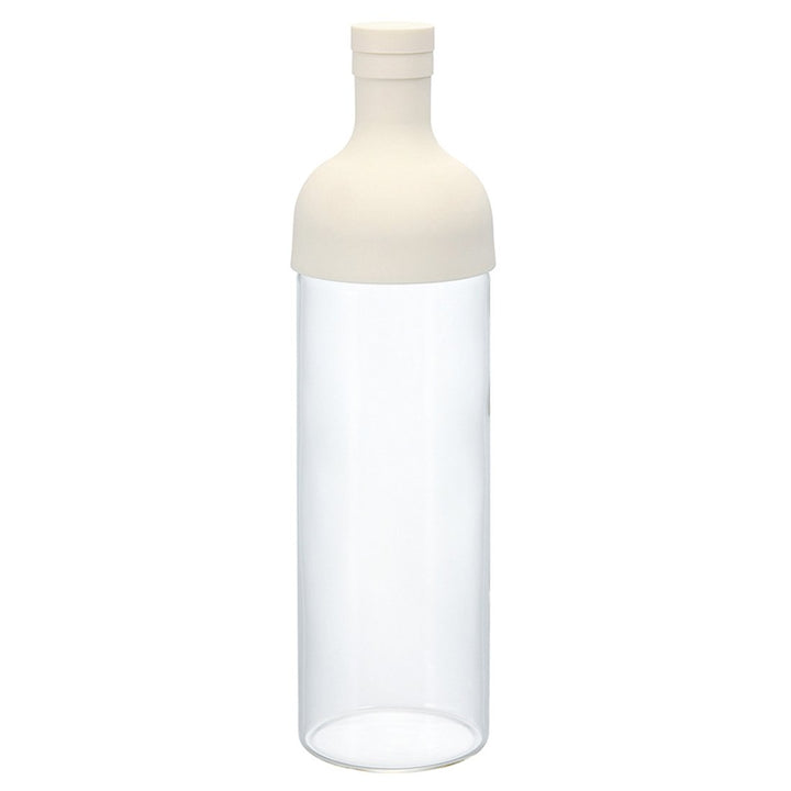 Hario Kaltbrau-Teeflasche mit Filtereinsatz 750ml weiss 750ml Cremeweiss, 750ml Cremeweiss