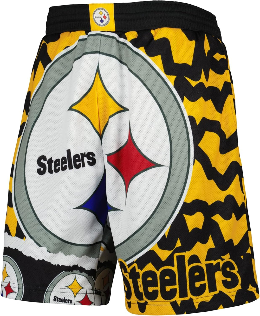 Mitchell & Ness M&N Pittsburgh Steelers JUMBOTRON Basketball Shorts M Multi, M Multi