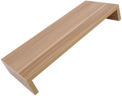 Monitorständer aus Holz, Schreibtisch-Monitorständer, für Monitor Fernseher Notebook Display Regal 5