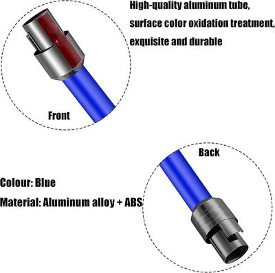 Italdos Verlängerungsrohr Teleskoprohr Rohr Kompatibel für Dyson V7 V8 V10 V11 V15 Länge 73 cm Schne