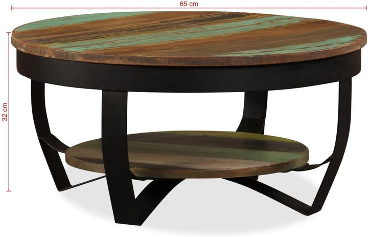 Gawany Couchtisch Raues Beistelltisch Wohnzimmer Sofatisch Kaffeetisch Industriellen Stil Altholz Ma