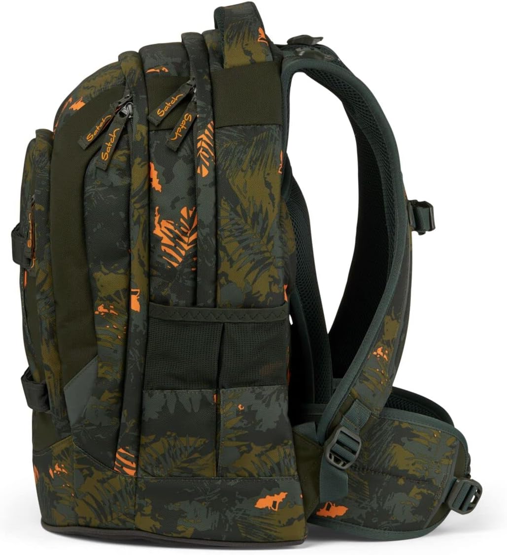 Satch Pack Pencil Slider Light Edition Schulrucksack Set 3tlg. mit Sportbeutel (Jurassic Jungle), Ju