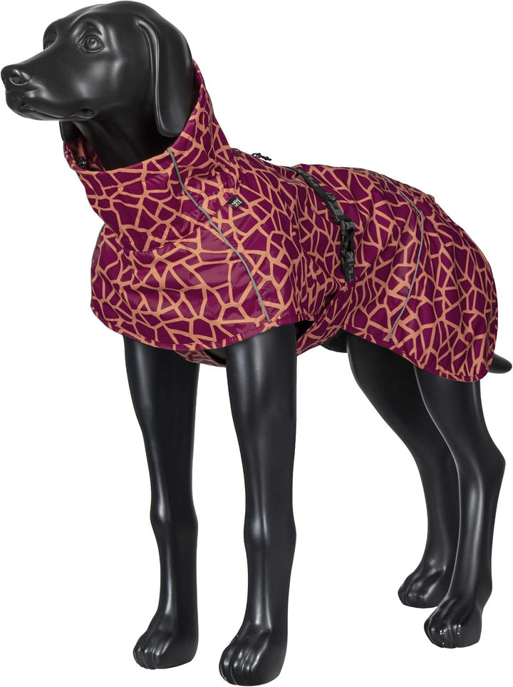 Rukka Pets HAYTON WARM Raincoat Regenmantel für Hunde Karminrot 60 60 Karminrot, 60 Karminrot