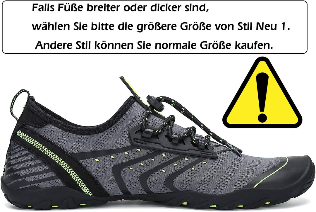 SAGUARO Badeschuhe für Herren Damen - 7/9 Drainagelöcher Schnelltrocknende rutschfest, Gr 35-48 42 E