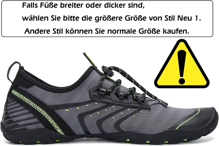 SAGUARO Badeschuhe für Herren Damen - 7/9 Drainagelöcher Schnelltrocknende rutschfest, Gr 35-48 42 E