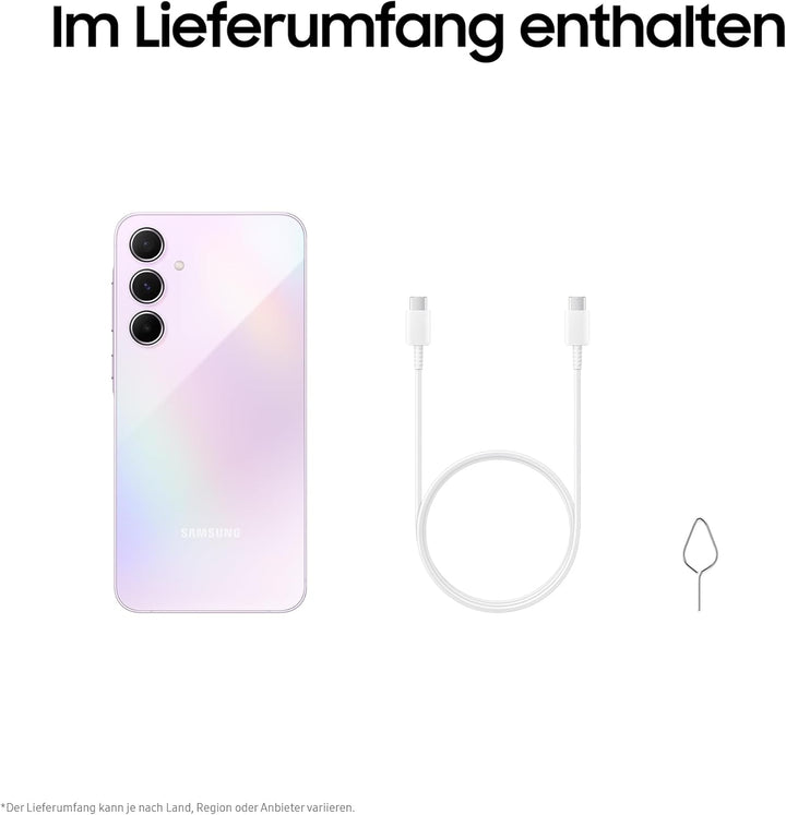 Samsung Galaxy A55 5G Smartphone, Android-Handy ohne Vertrag, 128 GB - 8 GB RAM, 2 Tage Akkulaufzeit