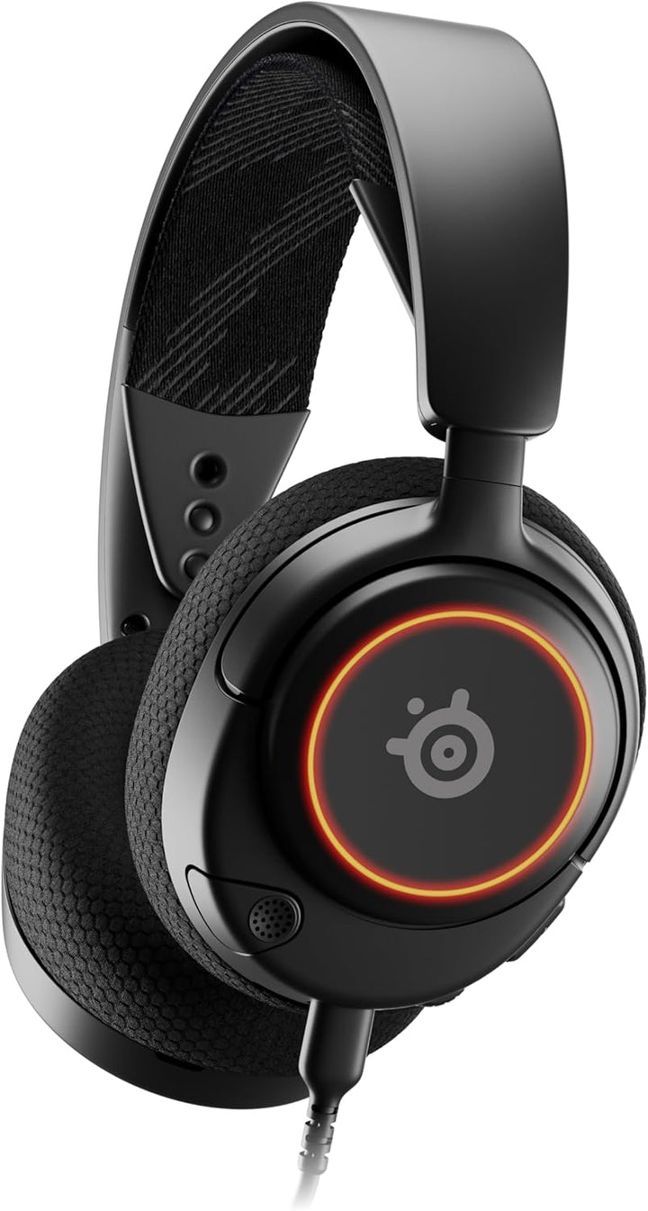 SteelSeries Arctis Nova 3 - Multi-System Gaming-Headset – Hi-Fi-Treiber – 360° Surround-Sound –RGB-B