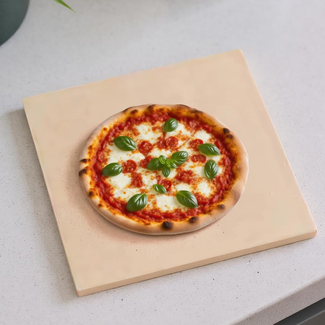 Grill Pizzastein,Backblech Für Küche | Keramik Pizzaplatte Zum Kochen Grillen Backen Brot Innen Auss