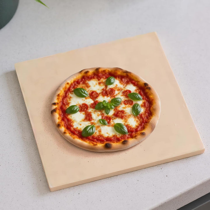 Grill Pizzastein,Backblech Für Küche | Keramik Pizzaplatte Zum Kochen Grillen Backen Brot Innen Auss