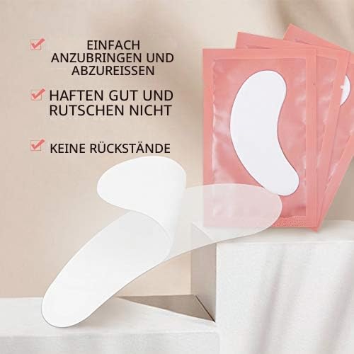 100 Paare Augenpads Wimpernpads für Wimpernverlängerung Wimpernlifting Wimpern Färben Wimpern Augen
