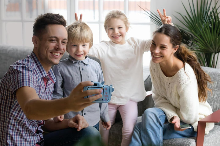 Lexibook, Disney Stitch, 4-in-1 Kamera für Kinder mit Schutz, Foto-, Video-, MP3- und Spielfunktione