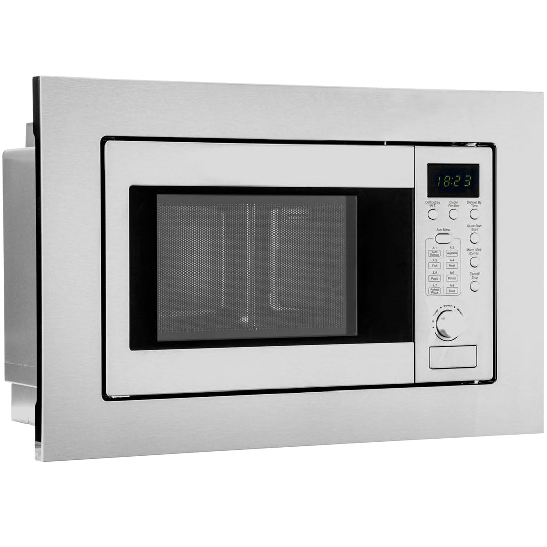 Bomann MWG 2215 EB Einbau-Mikrowelle mit Grill / 20 Liter / 5 Mikrowellen-Leistungsstufen / 1 Grills