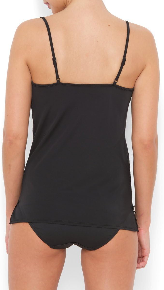 Sans Complexe Damen Arum Dessous-Set, Semi-Sheer 42-44 Schwarz, 42-44 Schwarz