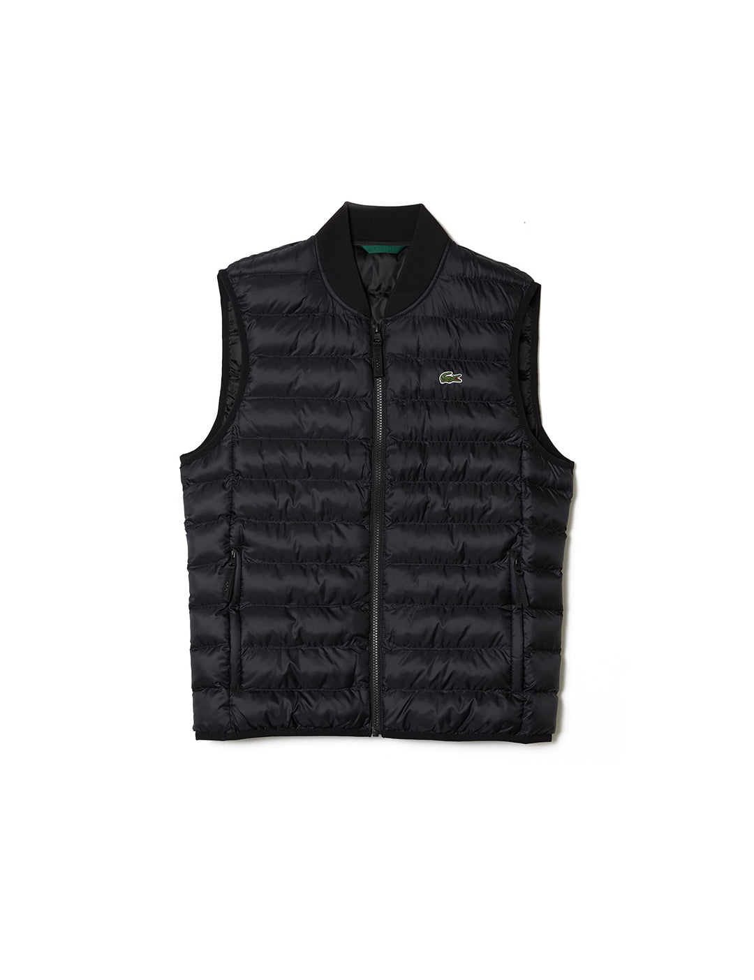 Lacoste Herren Ärmellose Daunenjacke S Schwarz, S Schwarz
