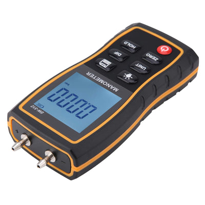 SW-512B Differenzdruckmessgeräte Hochpräzises HLK-Gasdruckprüfgerät Digitalanzeige Manometer Handluf