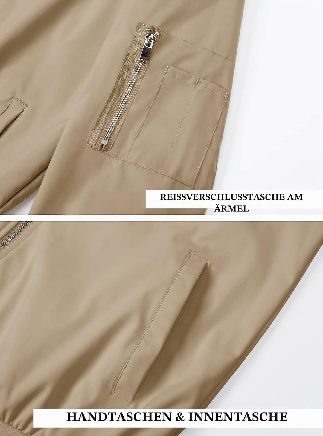 MAGCOMSEN Blouson Herren Jacke Leichte Bomberjacke Winddichte Übergangsjacke Freizeit Fliegerjacke m