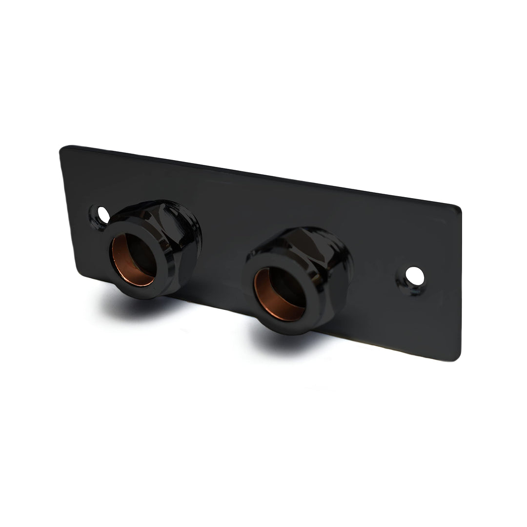 Xcel Home Schwarze Thermostat-Befestigungs-Halterung, Rückplatte für Badezimmer Dusche WC-Mischbatte