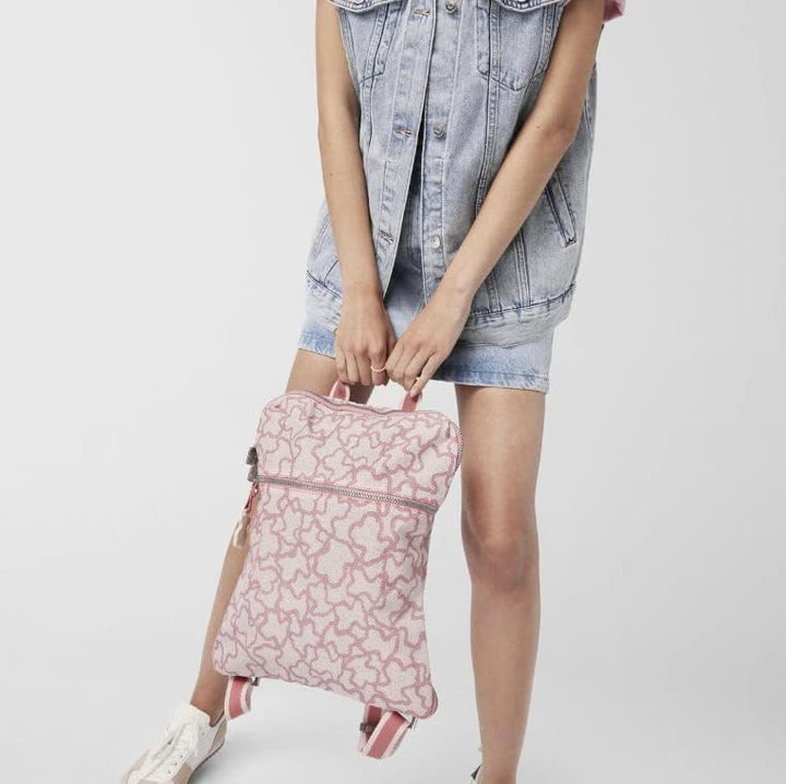 Rucksack KAOS Leinen in der Farbe Rosa