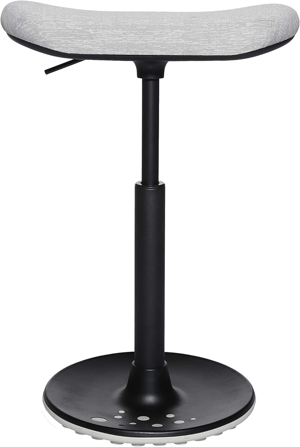 Topstar Sitness H2, Arbeitshocker, Stehhilfe, Drehhocker, Skateboardsitz, höhenverstellbar, Stoffbez