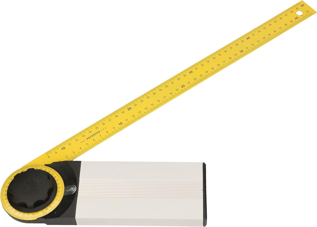 KOTARBAU® Winkelmesser 500 mm Einsteilbar mit Skala 0°–90° für präzise Messungen 500mm, 500mm