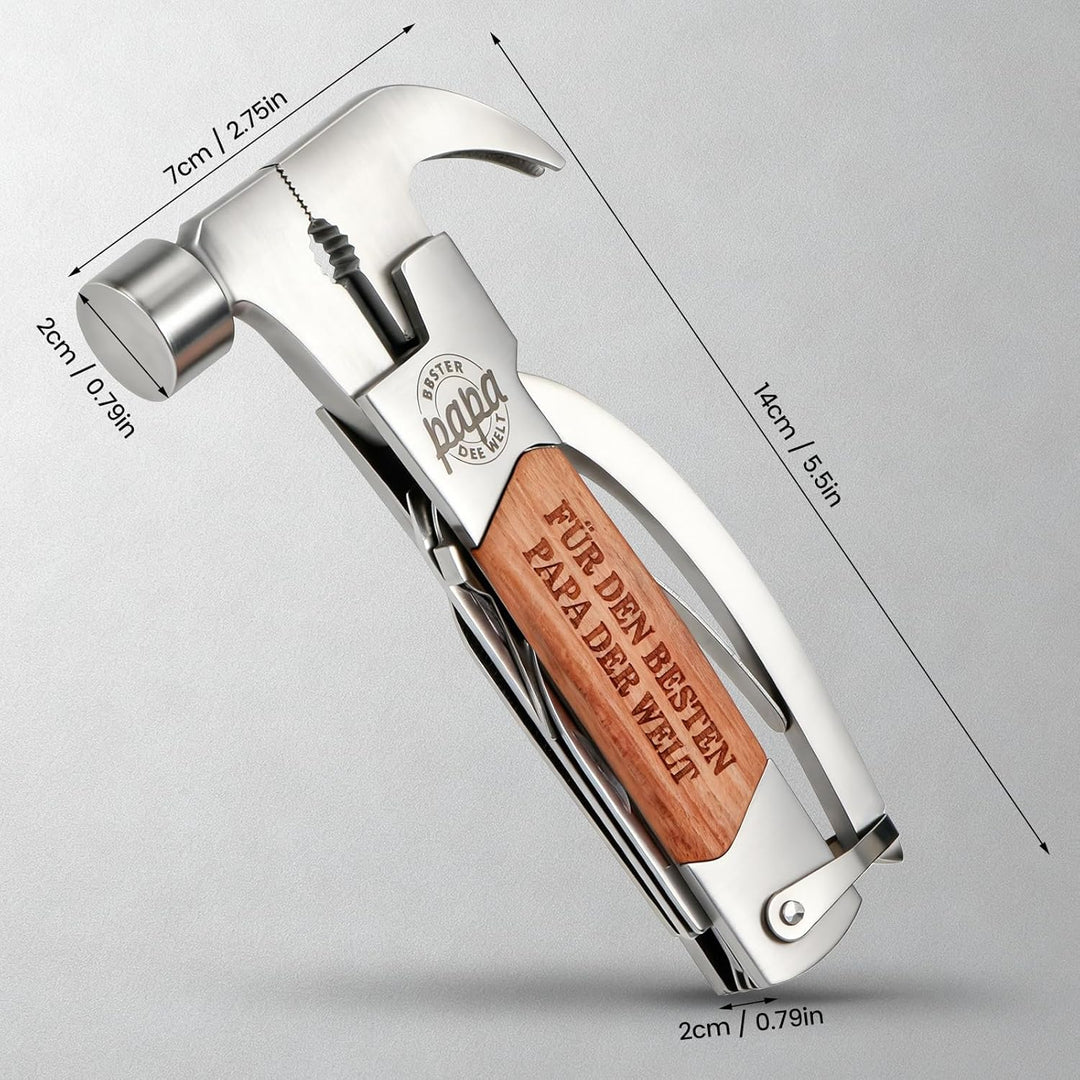 Tesmotor Geschenke für Männer, 12 in 1 Multitool Gadgets für Papa, Camping Zubehör Männergeschenke,