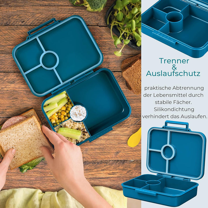 My Vesperbox – Bia - Bento Box Kinder - NEU - VERSTÄRKTE VERSCHLÜSSE - Auslaufsicher & BPA Frei - ex