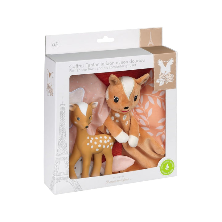 Sophie la Girafe – FanFan The Rehkitz Beissring & Tröster Geschenkset