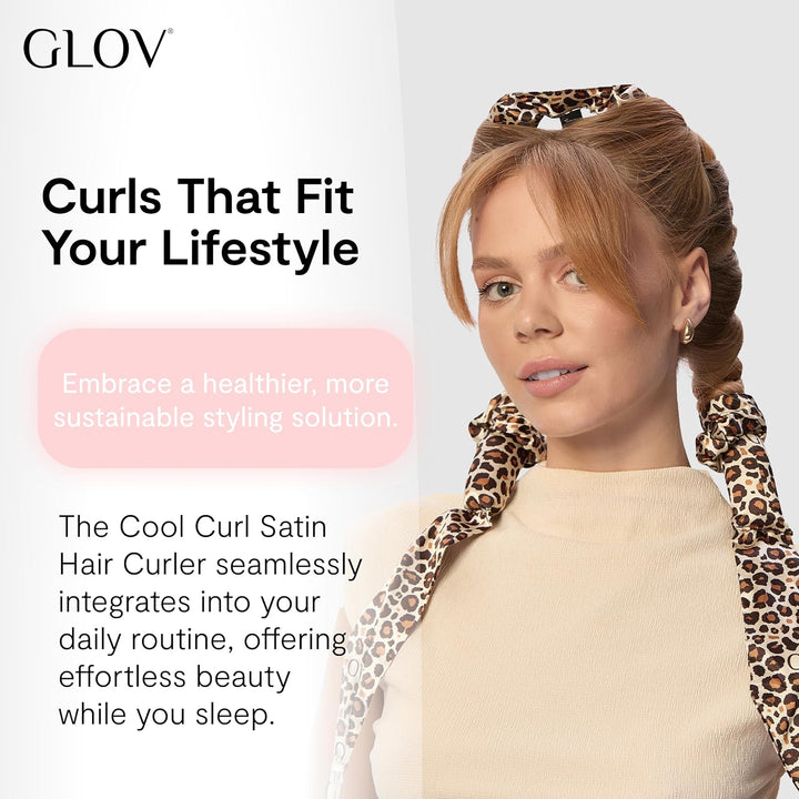 Glov Coolcurl Satin Lockenstab-hitzefrei Elegante Handhabung Frizzschutz Gesunde Haare Traumlocken F
