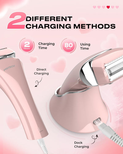 Elektrischer Rasierer für Frauen, Damenrasierer, Bikini-Trimmer, Körperhaarentfernung für Beine und