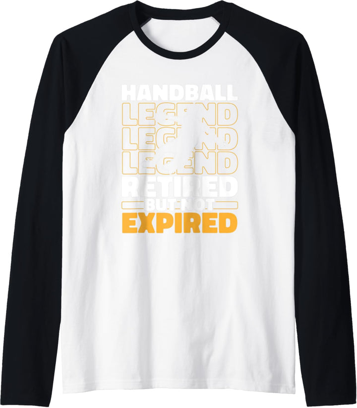 Handball Im Ruhestand Spieler Sport Verein - Handballer Raglan